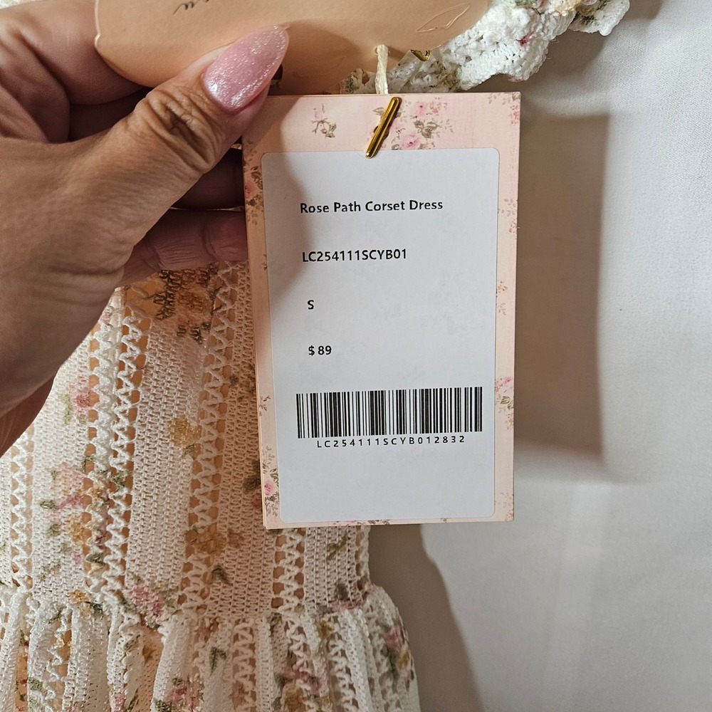 Lacemade Rose Path Corset Dress Sz S NWT - Picture 6 of 10